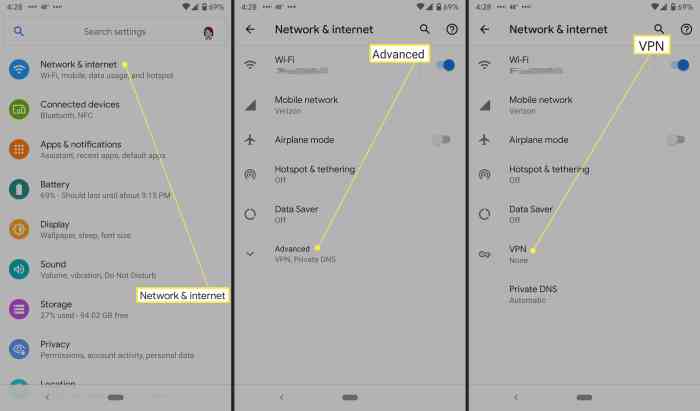 Panduan setting VPN di smartphone Android