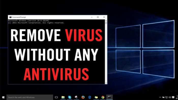 Cara menghapus virus di laptop tanpa software tambahan