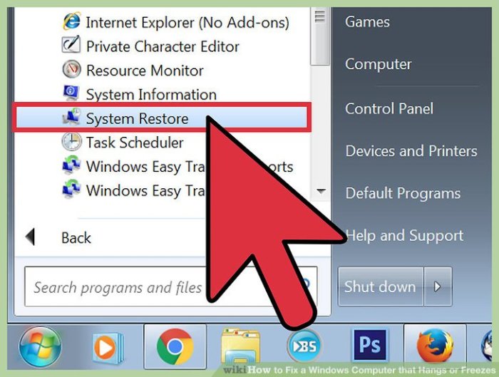 Computer windows hangs freezes fix wikihow